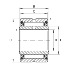 LS NA4906-2RSR, ߴϵ 49ɂ(c)ܷ