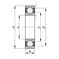 S S6300-2RSR, (j) DIN 625-1 (bio)(zhn)Ҫߴ, ͸go(h)ɂ(c)ܷ