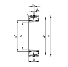 {ĝLS 23124-E1-K-TVPB, (j) DIN 635-2 ˜ʵҪߴ, FF 1:12