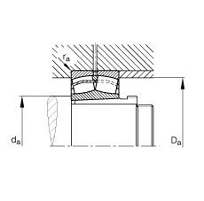 {ĝLS 22326-E1-K-T41A + AHX2326G, (j) DIN 635-2 ˜ʵҪߴ, F׺ж