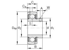 S GAY100-NPP-B-AS2/V, Ȧ ƽ^ᔶλɂ(c) P ܷ⣬(j) ABMA 15 - 1991Ӣ